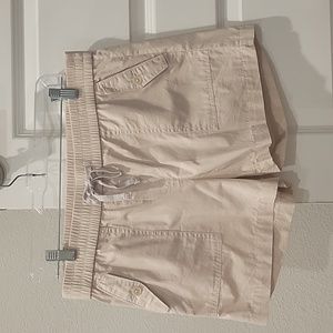 Loft Outlet; Kahki Drawstring Shorts; Women's Size Small